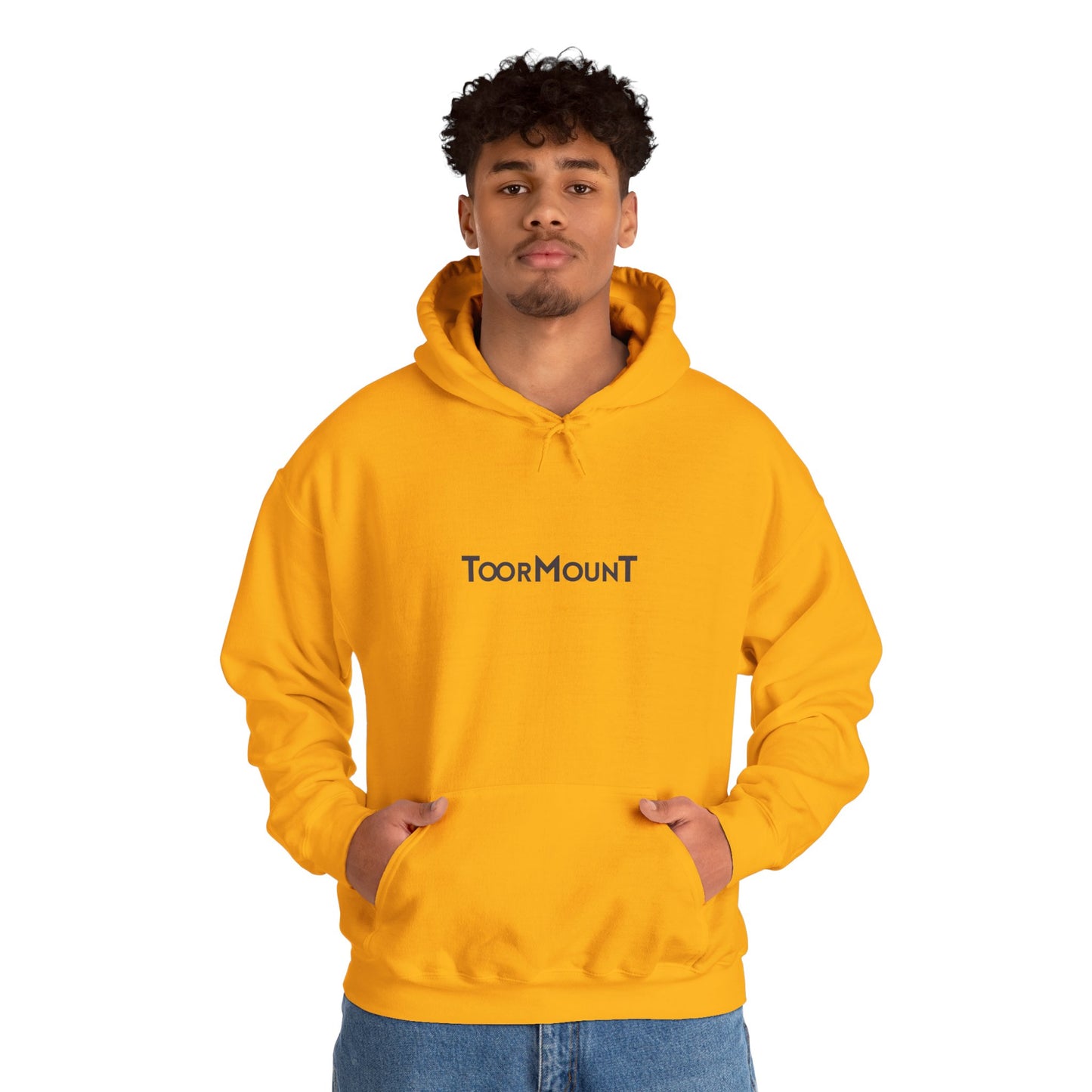 Toormount Design - Bright Yellow Unisex Hooded Sweatshirt